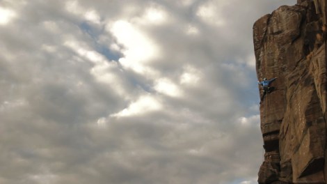 Feeling scared and short changed at E7. © Guy Van Greuning