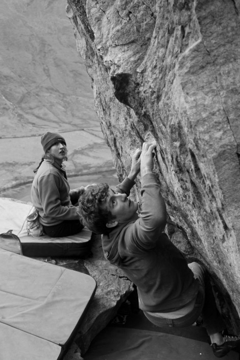 Anna equally as focussed on the Pinch as Nathan © Oli Grounsell