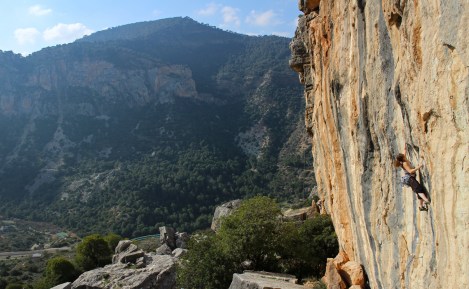 Anna on Por puro vicio 7c © Oli Grounsell