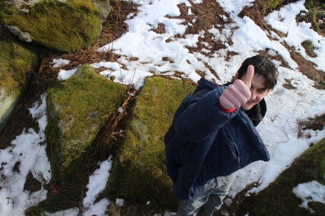 ey up lad, gritLAD happy with winter © Oli Grounsell