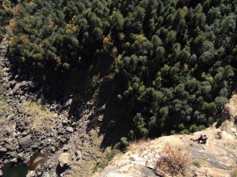 Liam on Makuci, Basasaechi Falls © Oli Gounsell